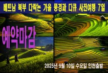 베트남 북부 다락논 가을풍경과…